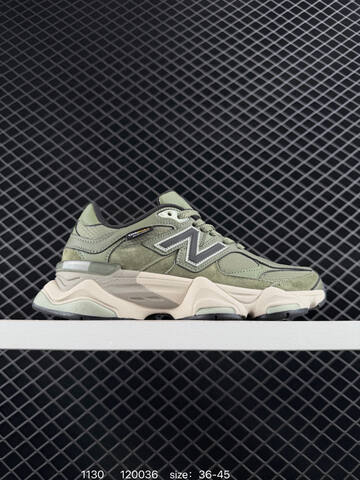 New Balance 9060 Olive Green Dark Grey Beige Black EU 36-45 Sneaker - Unisex (BS-82540)