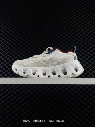On Cloudmonster Hyper Kith Cream White Navy Burgundy EU 36-46 Running Shoe Running Sneakers - Unisex (BS-85112)
