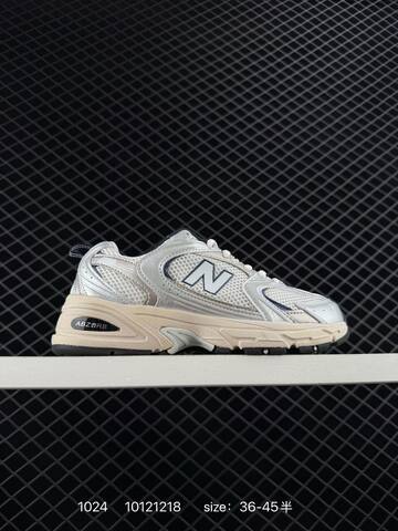 New Balance 530 Silver White Black Beige EU 36-45 Sneaker - Unisex (BS-82683)