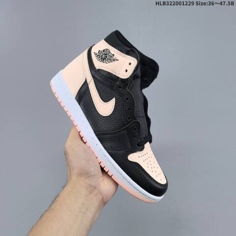 Nike Air Jordan 1 Retro High OG Black White Light Blue Pink EU 36-47 5 Basketball - Unisex (BS-62342)