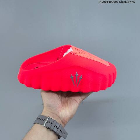 Nike Nocta Mind 001 Slide Black Bright Red EU 36-47 Slides - Unisex BS-60004
