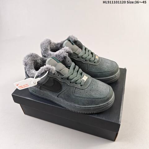 Nike Air Force 1 07 Black White Dark Gray EU 36-45 Sneaker - Unisex BS-63431