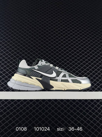 Nike V2K Run White Silver Cream Black EU 36-46 Running - Unisex (BS-73258)