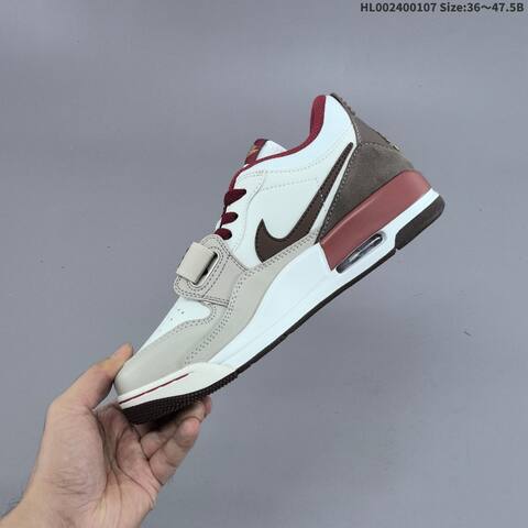 Jordan Air Jordan Legacy 312 Low White Burgundy Brown EU 36-47 5 Lifestyle - Unisex (BS-67071)