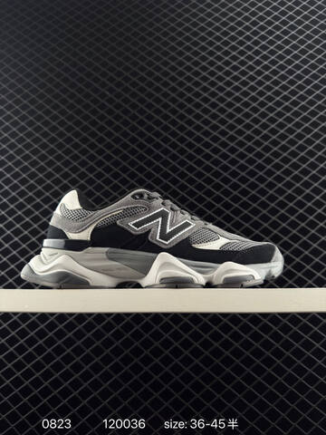 New Balance 9060 Grey Black White EU 36-45 Sneaker - Unisex (BS-82926)