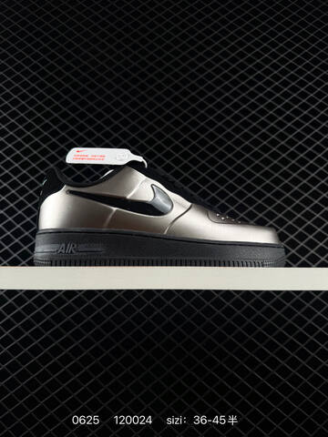 Nike Air Force 1 07 LV8 Metallic Silver Black Light Blue EU 36-45 Sneaker - Unisex (BS-70603)