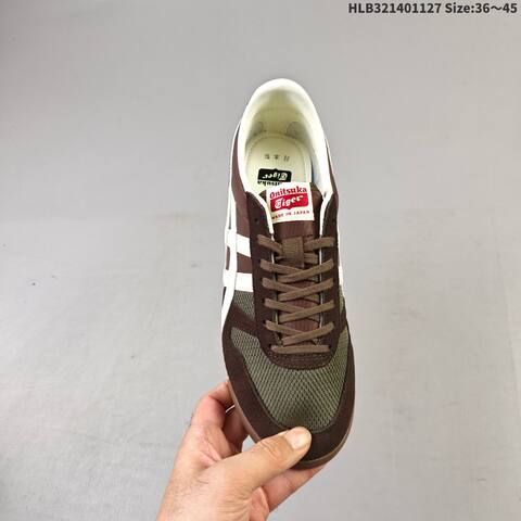 Onitsuka Tiger Ultimate 81 NM Olive Brown White Cream EU 36-45 Sneaker Casual Sneakers - Unisex (BS-69216)
