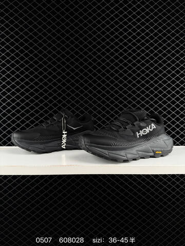 HOKA ONE ONE Skyline Float X Black Grey Yellow EU 36-45 Trail Shoe Trail Running Sneakers - Unisex (BS-86237)