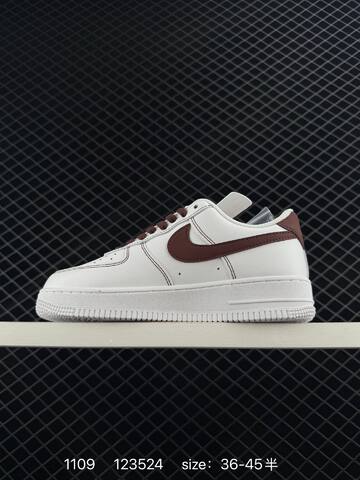Nike Air Force 1 Low 07 White Brown EU 36-45 Lifestyle - Unisex (BS-74274)