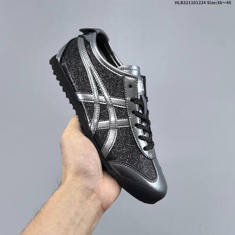 Onitsuka Tiger Mexico 66 Metallic Silver White EU 36-45 Sneaker Casual Sneakers - Unisex (BS-69130)