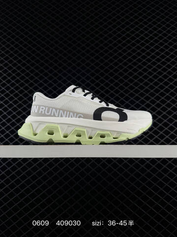 On Cloudmonster 2 Cream Pink And Black White EU 36-45 Running Shoe Running Sneakers - Unisex (BS-85180)