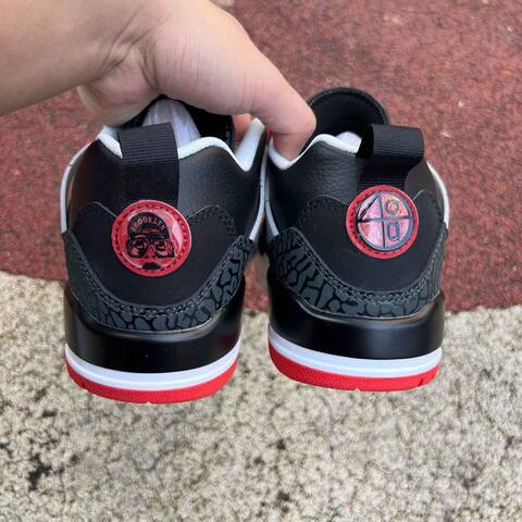 Jordan Spizike Low CNY FQ1759 009 Black Grey White Red EU 42 Basketball Shoe - Men s BS-87280