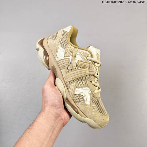 Onitsuka Tiger ULTI RS TIGRUN Khaki Beige Silver White EU 36-45 Running Shoe Running Sneakers - Unisex (BS-69193)