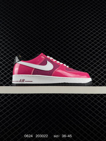 Nike Air Force 1 07 Low Hot Pink Purple White Black EU 36-45 Sneaker - Unisex (BS-70611)