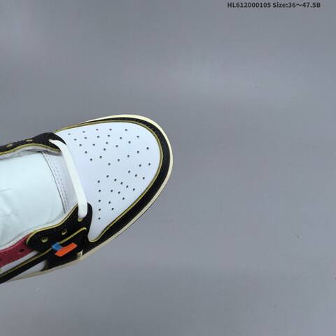 Nike Air Jordan 1 Low x Travis Scott Reverse Mocha White Black Red Khaki 36 47 5 Lifestyle - Unisex (BS-67092)