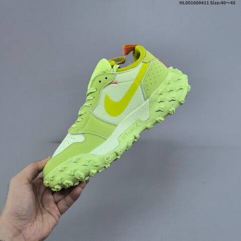 Nike Air Jordan 1 Element Gore-Tex Low Neon Yellow Lime Green With White And Orange Accents EU 40-45 Trail - Men's (BS-66238)