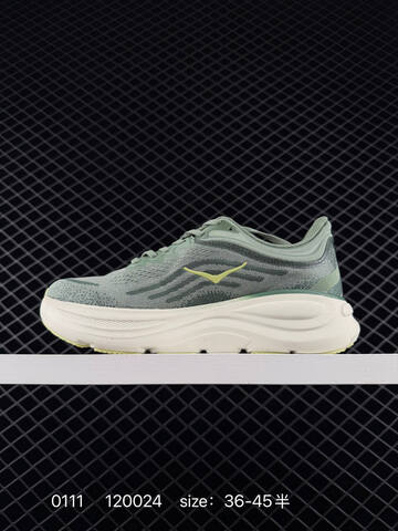 HOKA ONE ONE Bondi 9 Light Green Pale Yellow Off White EU 36-45 Running Shoe Running Sneakers Unisex BS-86326