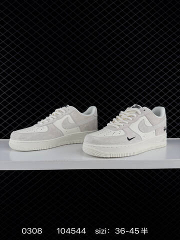 Nike Air Force 1 07 Low CS5288-028 Light Grey White Black EU 36-45 Casual - Unisex BS-79691