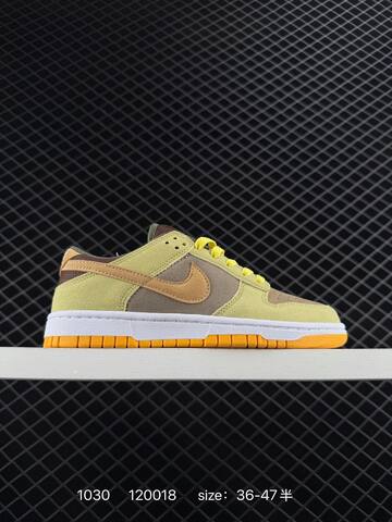 Nike SB Dunk Low Olive Green Brown Tan Yellow EU 36-47 Skate - Unisex (BS-74473)