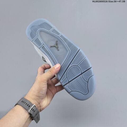 Jordan Air Jordan 4 Retro Photon Dust Photon Dust White Grey EU 36-47 5 Basketball - Unisex (BS-65871)