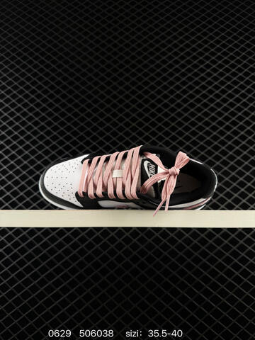 Nike SB Dunk Low Black White Pink EU 35 5-40 Skate Shoe - Unisex BS-70528