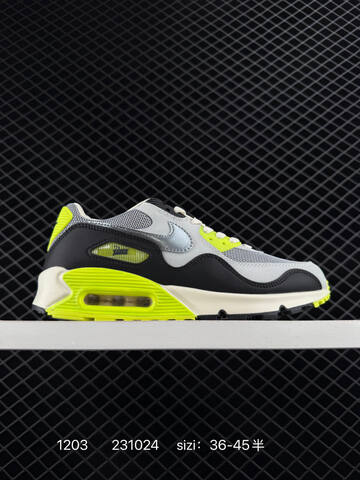 Nike Air Max 90 FlyEase Gray Black Blue EU 36-45 Running - Unisex (BS-73862)