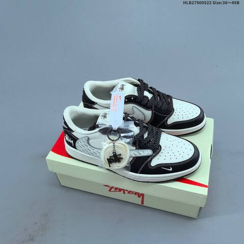 Nike Air Jordan 1 x Travis Scott Black White Cream EU 36-45 Casual - Unisex (BS-65904)
