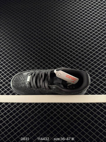 Nike Air Force 1 07 Low Black Snakeskin EU 36-47 Lifestyle - Unisex (BS-80798)