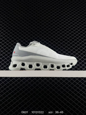 On Cloudmonster Void Light Grey White EU 36-45 Running Shoe Running Sneakers Unisex BS-85221