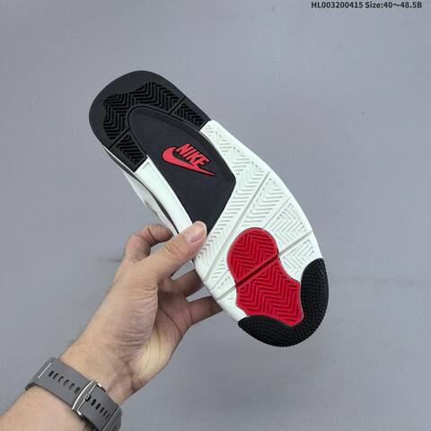 Jordan Air Jordan 4 Retro Flight Club White Black Red EU 40-48 5 Basketball - Men's (BS-66185)