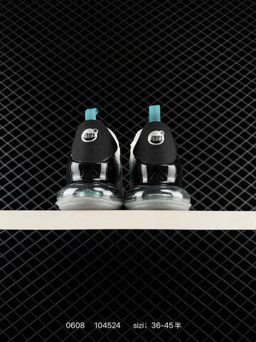 Nike Air Max 270 Flyknit White Black Teal Clear EU 36-45 Running - Unisex (BS-70888)