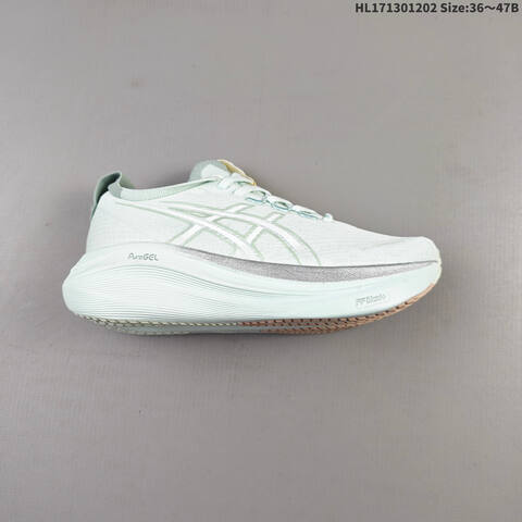 Asics Gel Nimbus 27 Pale Mint White Silver EU 36-47 Running Shoe Running Sneakers - Unisex (BS-69194)