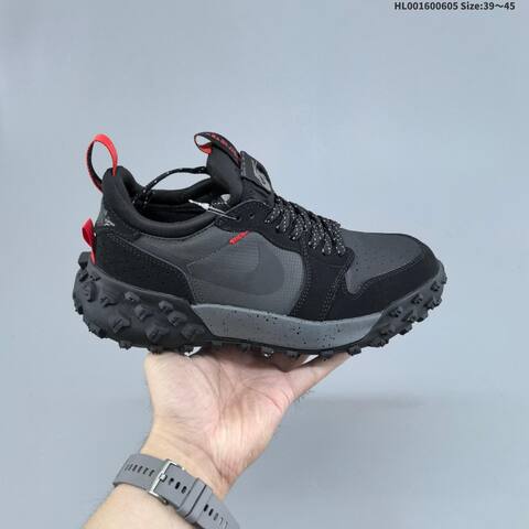 Nike Air Jordan 1 Element Gore-Tex Low Black Grey Red EU 39-45 Trail - Unisex (BS-65807)