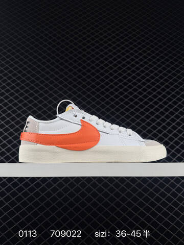 Nike Blazer 77 Low Jumbo White Orange EU 36-45 Lifestyle - Unisex (BS-73162)