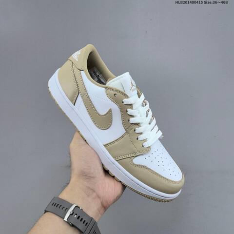 Jordan Air Jordan 1 Low Golf White Beige EU 36-46 - Unisex BS-66177