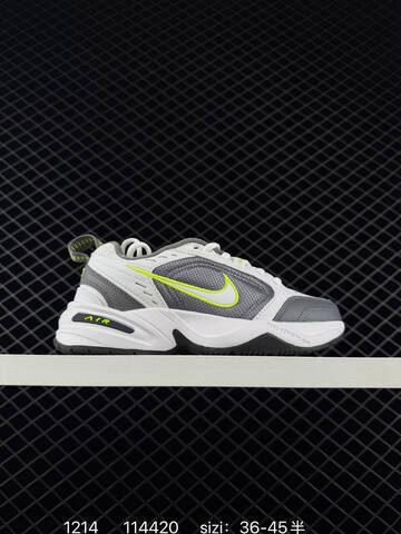 Nike Air Monarch IV White Black Blue EU 36-45 5 Casual - Unisex (BS-73710)