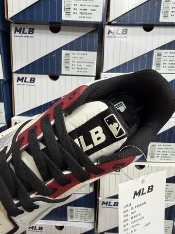 MLB Chunky Liner White Burgundy Black Pink Grey Skate Shoe Skate Sneakers (BS-86948)