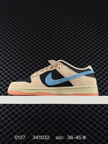 Nike SB Dunk Low Beige Black Blue Orange EU 36-45 Skate - Unisex (BS-72927)