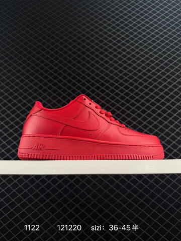 Nike Air Force 1 07 White Grey And Triple Red EU 36-45 5 Lifestyle - Unisex (BS-74056)