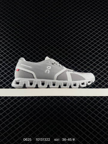 On Cloud 5 Light Grey White EU 36-45 Running Shoe Running Sneakers - Unisex (BS-85122)