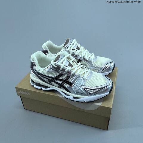 ASICS GEL-Kayano 14 Black Silver EU 36-46 Running Shoe Running Sneakers - Unisex (BS-69049)