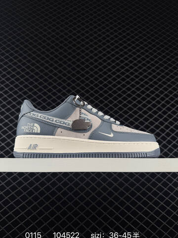 Nike Dunk Low x CDG x The North Face Blue Grey And Light Grey With White Accents EU 36-45 Casual - Unisex (BS-73147)