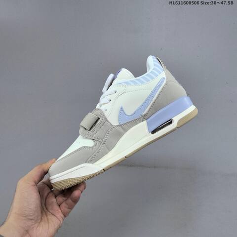 Jordan Legacy 312 Low Sail Light Grey Light Purple EU 36-47 5 Basketball - Unisex (BS-64245)