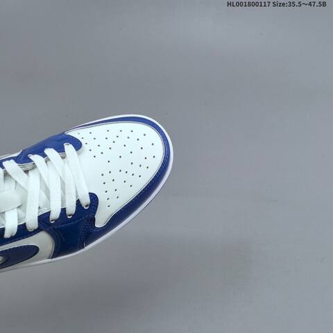 Nike Air Jordan 1 Low Storm Blue White Royal Blue 35 5-47 5 Basketball - Unisex (BS-66947)