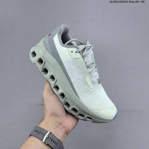 On Cloudmonster Void Light Mint Grey White EU 36-45 Running Shoe Running Sneakers - Unisex (BS-69606)
