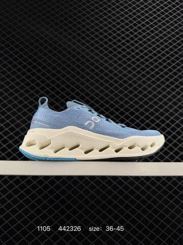 On Cloudsurfer Cloudtec Phase Taupe Ivory Yellow And Blue Ivory EU 36-45 Running Shoe Running Sneakers - Unisex (BS-85472)