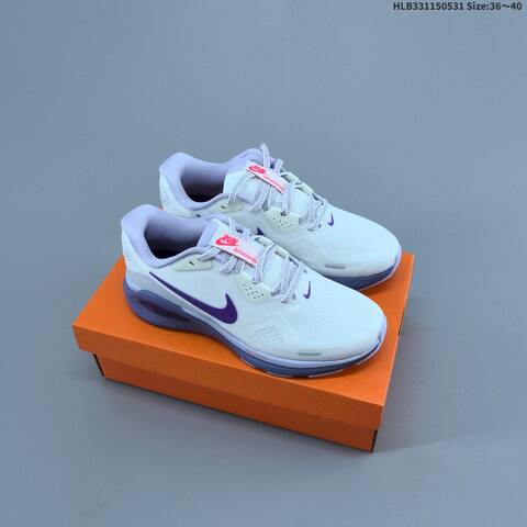 Nike Air Zoom Structure 26 Light Grey Purple Black Orange EU 36-45 Running Shoe - Unisex BS-60052