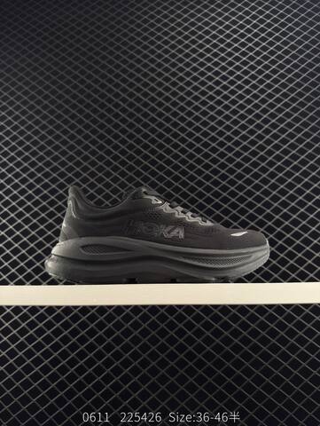 HOKA ONE ONE Bondi 9 Black Dark Grey EU 36-46 Running Shoe Running Sneakers - Unisex (BS-86608)