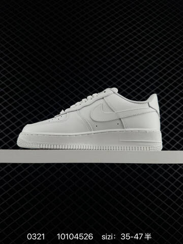 Nike Air Force 1 07 CW2288-111 White With Black Star Graphics 35-47 5 Lifestyle - Unisex (BS-72540)
