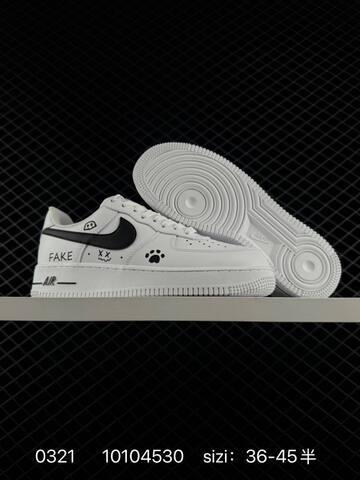Nike Air Force 1 07 White Black EU 36-45 Lifestyle - Unisex (BS-72537)